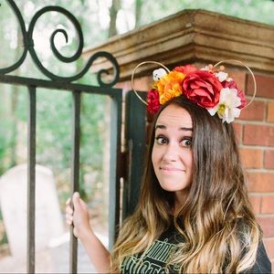 Disney Halloween Floral Ears